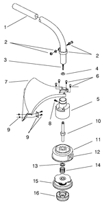 Part Location Diagram of 153313 Toro DISCONTINUED