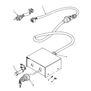 Remote Control Box Assembly No. 50-9160 (Optional) Diagram and Parts List for 62040 8000001 - 8999999 Toro Generator