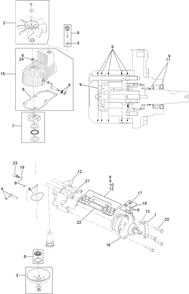 Rh Hydro Assembly Diagram and Parts List for 74961 402100000-403319924 Toro Lawn Mower