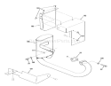 Muffler And Exhaust Diagram and Parts List for E2-09K401 1988 Toro Lawn Tractor
