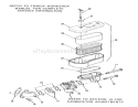 Air Filter A Carburetor Diagram and Parts List for E2-09K401 1988 Toro Lawn Tractor