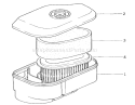 Part Location Diagram of 11011-2152 Kawasaki Case-Air Filter