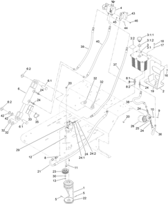 Part Location Diagram of 119-1065 Toro Screw-Hwh