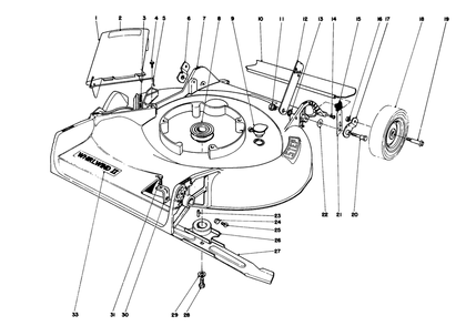 Housing Assembly Model 16264 Diagram and Parts List for 16264 7000001 - 7999999 Toro Lawn Mower