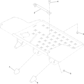 Platform Assembly No. 126-9883 Diagram and Parts List for 29516 413000000 - 999999999 Toro Aerator