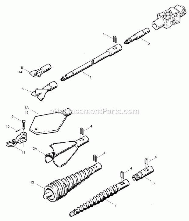 Hydra-Borer Start-Up Kit Diagram and Parts List for 2011  Toro Lawn Tractor Accessories