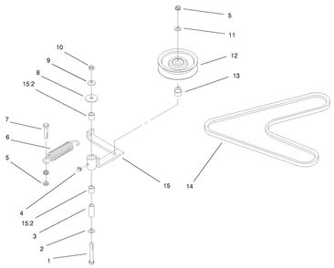 Part Location Diagram of E603496 Toro DISCONTINUED