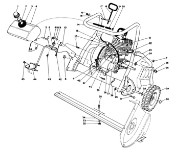 Engine Assembly Diagram and Parts List for 38162 1000001 - 1999999 Toro Snow Blower