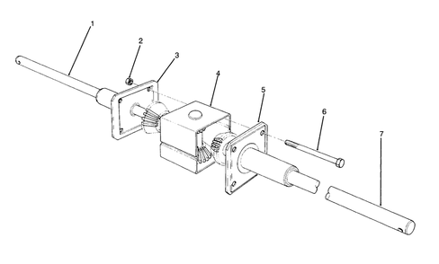Differential Assembly Diagram and Parts List for 70040 59000001 - 59999999 Toro Lawn Tractor