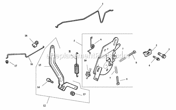 Engine Controls Assembly Kohler Model Cv15t-4 Diagram and Parts List for 30194 220000001-220999999 Toro Lawn Mower