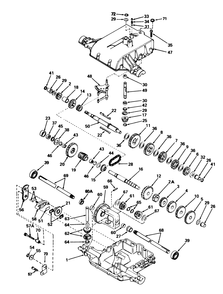 Part Location Diagram of 7800-108 Toro Washer-thrust