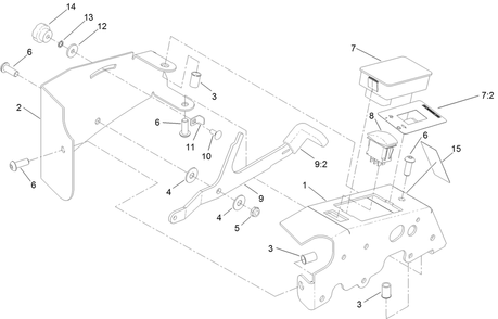 Part Location Diagram of 66-2921 Toro Washer-friction