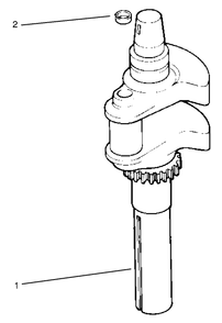 Crankshaft Diagram and Parts List for 74105 79000001 - 79999999 Toro Lawn Tractor