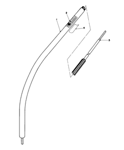 Shaft & Tube Assembly Diagram and Parts List for 51630 1000001 - 1999999 Toro Trimmer