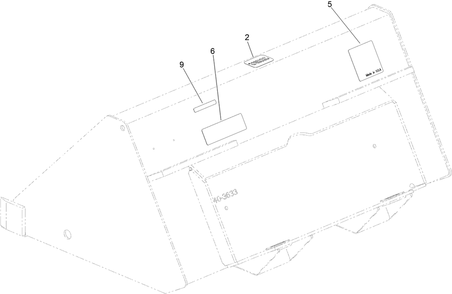 Narrow Bucket Assembly Diagram and Parts List for 22520 409900000 - 414768999 Toro Lawn Tractor Accessories