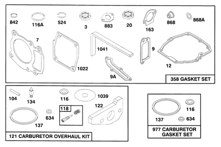 Engine Gts 150 Diagram and Parts List for 20923B 69000001 - 69999999 Toro Lawn Mower