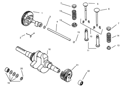 Part Location Diagram of 45-142-21 Toro Kit-Crankshaft