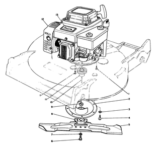 Engine Assembly Diagram and Parts List for 22621C 9000001 - 9999999 Toro Lawn Mower