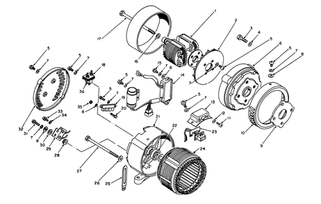Generator Diagram and Parts List for 62032 4000001 - 4999999 Toro Generator