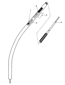 Shaft & Tube Assembly Diagram and Parts List for 51603 2000001 - 2999999 Toro Trimmer