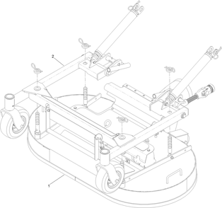 Part Location Diagram of 130-2891 Toro Deck Asm