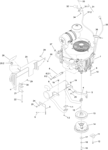 Part Location Diagram of 145-6187 Toro Lever-Control