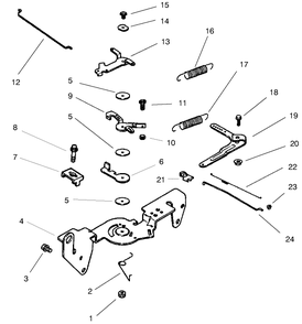 Group 9-Egine Controls (Ch25s 68606 Kohler) Diagram and Parts List for 74205 990001 - 999999 Toro Lawn Tractor