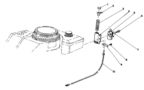 Brake Assembly Diagram and Parts List for 20581 4000001 - 4999999 Toro Lawn Mower