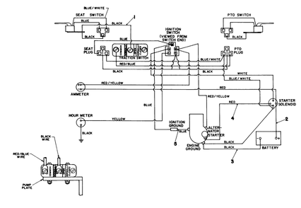 Part Location Diagram of 38-4110 Toro Wire Harness