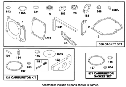 Engine Gts-150 Diagram and Parts List for 20766BC 49000001 - 49999999 Toro Lawn Mower