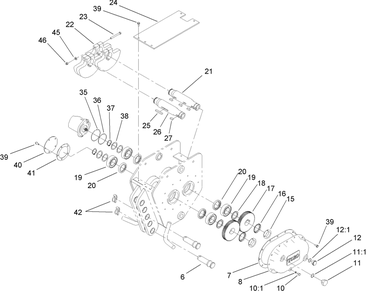 Plow Head Assembly Diagram and Parts List for 22911 404320000 - 999999999 Toro Lawn Tractor Accessories