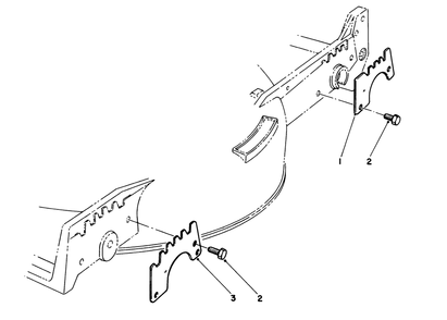 Wear Plate Kit Model No. 49-4080 (Optional) Diagram and Parts List for 20695 8000001 - 8999999 Toro Lawn Mower