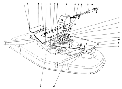 Part Location Diagram of 27-0760 Toro Baffle