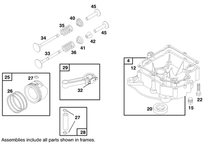 Engine Briggs & Stratton Model 284707-1148-E1 Diagram and Parts List for 71189 8900001 - 8999999 Toro Lawn Tractor