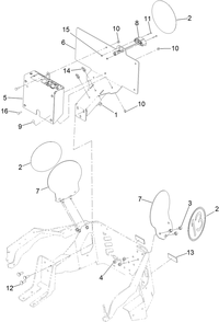 Sign And Control Panel Assembly Diagram and Parts List for 2935  Toro Lawn Tractor