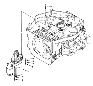 14hp Engine Starter Assembly Diagram and Parts List for 22-14O501 1000001 - 1999999 Toro Lawn Tractor
