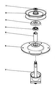 Spindle Assembly (39-5890) Diagram and Parts List for 57356 0000001 - 0999999 Toro Lawn Tractor