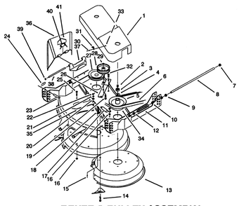 Cover & Pulley Assembly Diagram and Parts List for 30137 490001 - 490285 Toro Lawn Mower