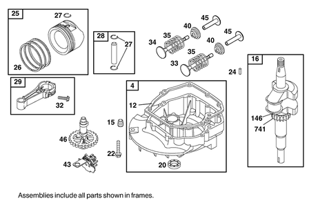 Engine Briggs & Stratton Model 12h802-1767-E1 Diagram and Parts List for 20030 9900001 - 9999999 Toro Lawn Mower