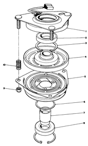 Clutch Assembly No. 54-3200 Diagram and Parts List for 30112 9000001 - 9999999 Toro Lawn Tractor Accessories