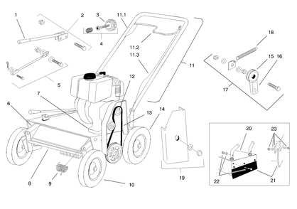 Part Location Diagram of T5135 Toro AXLE