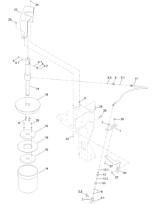 Part Location Diagram of 137-1735 Toro Compound-Thread