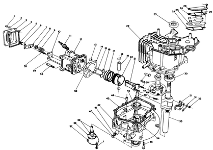 Engine Assembly (Continued)(Engine Model No. Vmg6) Diagram and Parts List for 20522C 7000001 - 7999999 Toro Lawn Mower