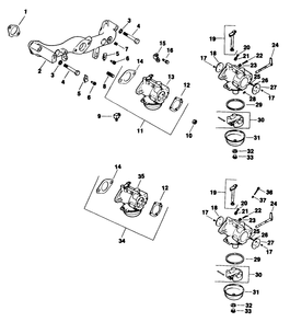 Carburetor-Engine Kohler Model No. Mv16s-Type 56511 Diagram and Parts List for 30117 1000001 - 1999999 Toro Lawn Tractor Accessories