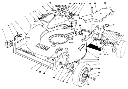 Part Location Diagram of 48-2540 Toro DISCONTINUED