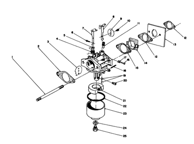 Engine Assembly Model No. 47pj8 Diagram and Parts List for 22025C 9000001 - 9999999 Toro Lawn Mower