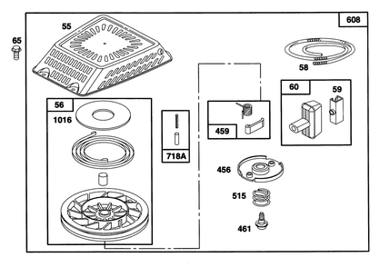 Part Location Diagram of 77-8460 Toro DISCONTINUED