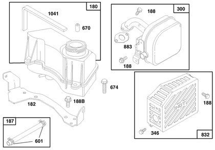 Engine Gts 150 (Model No. 20476 Only) Diagram and Parts List for 20476 6900001 - 6999999 Toro Lawn Mower