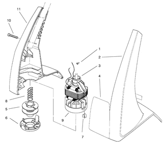 Part Location Diagram of 88170 Toro Spool & Line Assembly (Whole Goods)