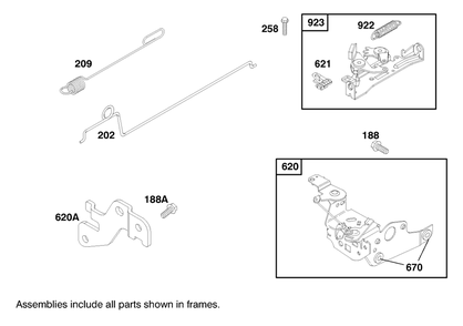 Engine Briggs & Stratton Model 12f802-1767-E1 Diagram and Parts List for 20803 8900001 - 8999999 Toro Lawn Mower